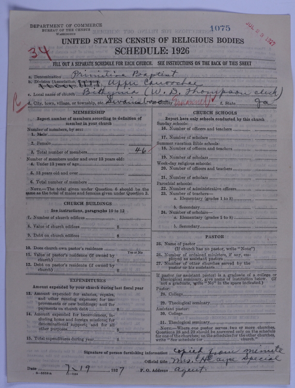 Scan of Primitive Baptists: 1075