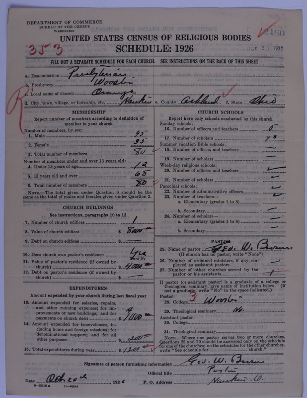 Scan of Presbyterian Church in the United States of America: 2460