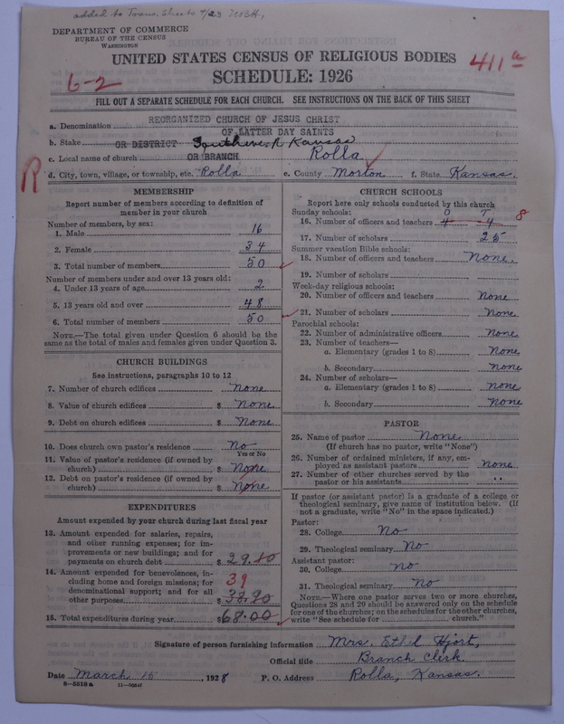 Scan of Reorganized Church of Jesus Christ of Latter Day Saints: 411a