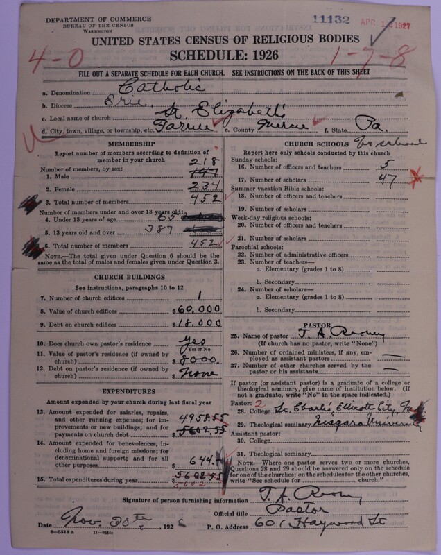 Scan of Roman Catholic Church: 11132