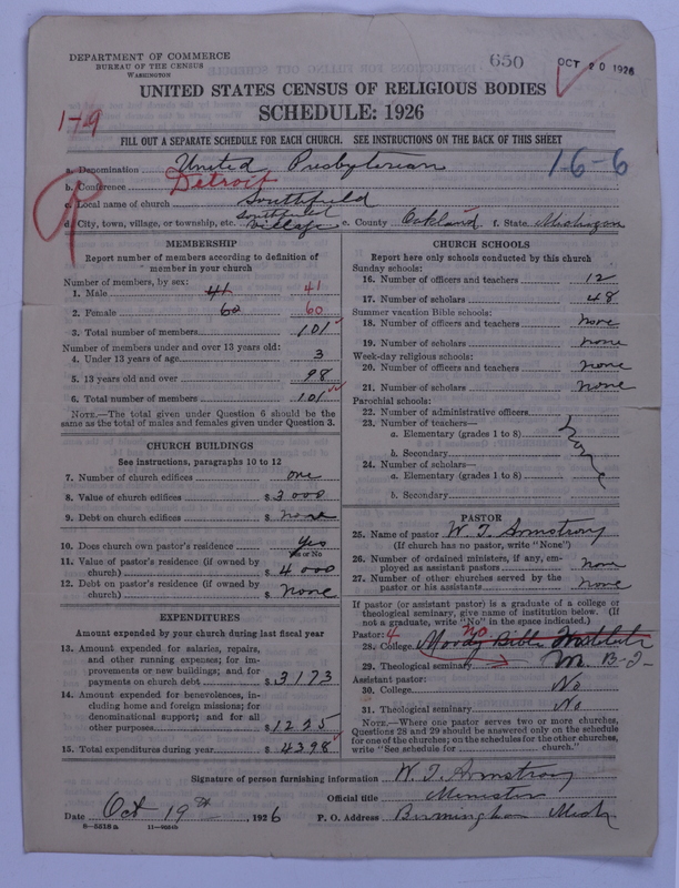 Scan of United Presbyterian Church of North America: 650