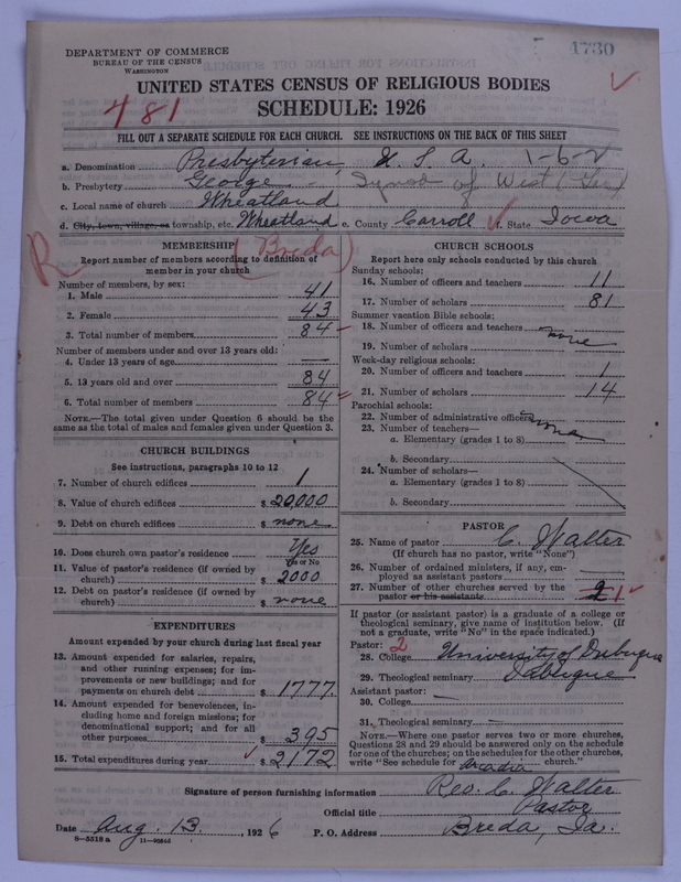 Scan of Presbyterian Church in the United States of America: 4730