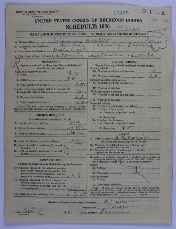 Scan of Negro Baptists: 12465