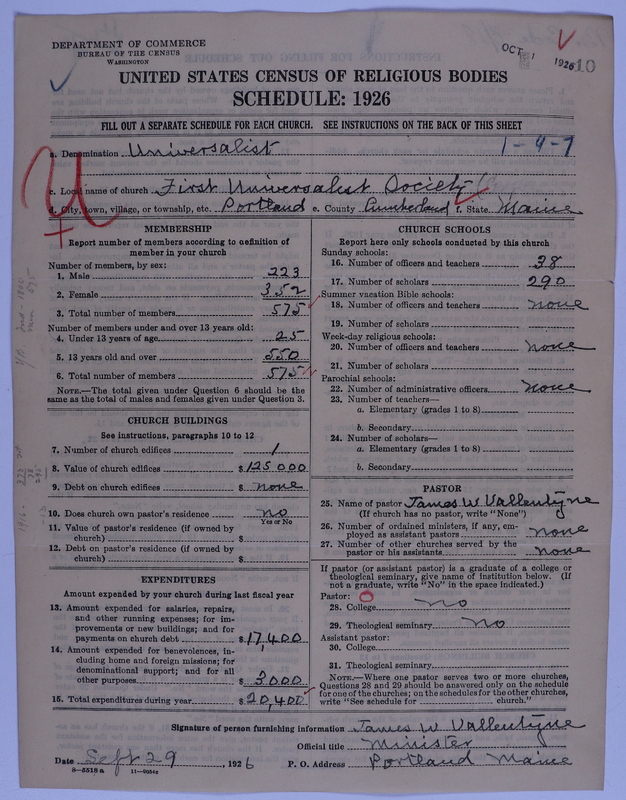Scan of Universalist Church: 10