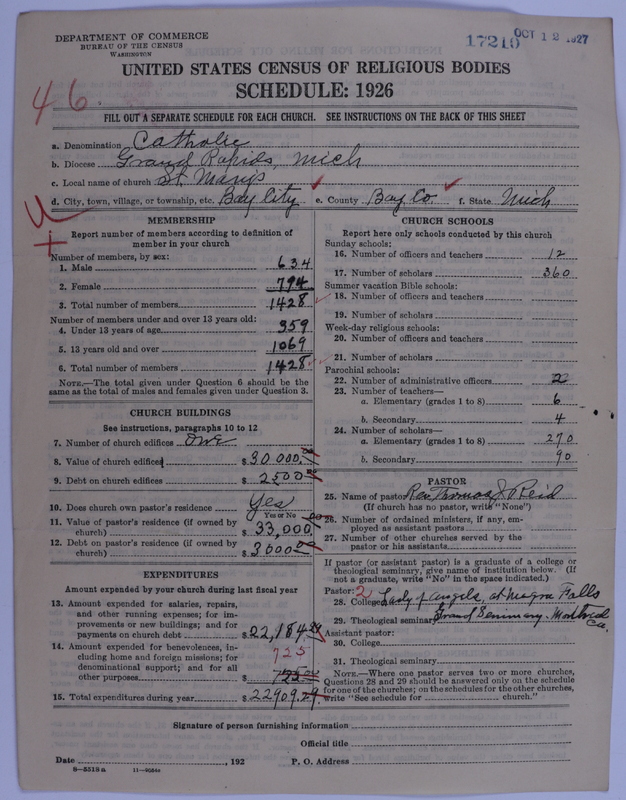 Scan of Roman Catholic Church: 17210