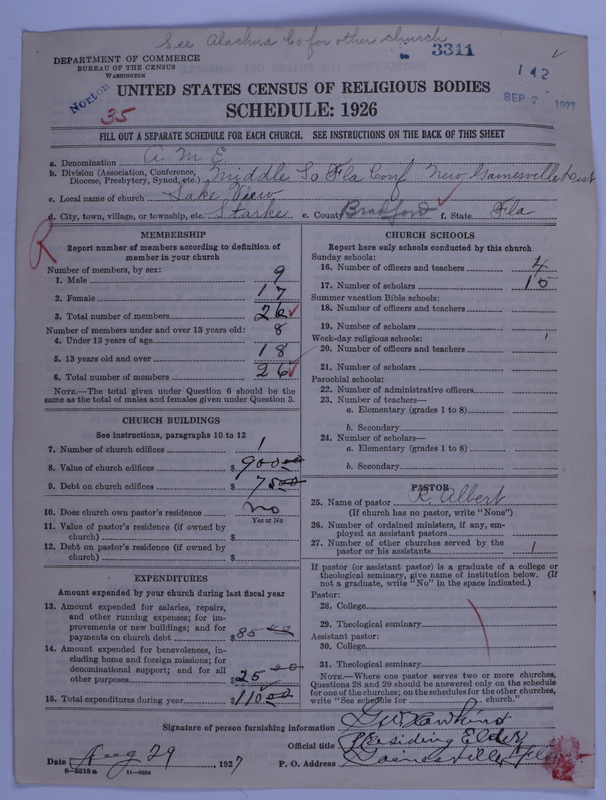 Scan of African Methodist Episcopal Church: 3311