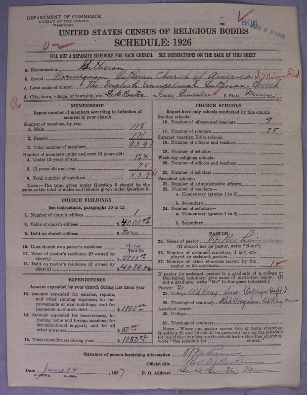 Scan of Norwegian Lutheran Church of America: 806