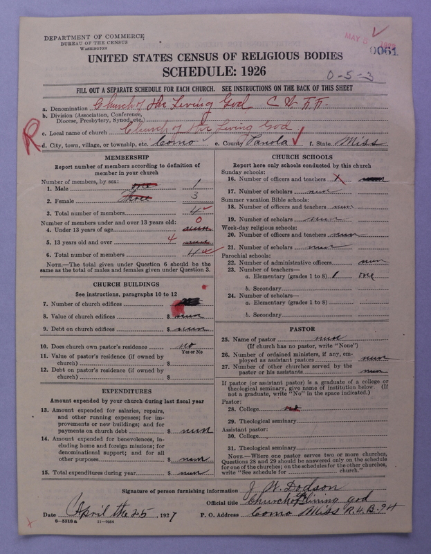 Scan of Church of the Living God, Christian Workers for Fellowship: 61