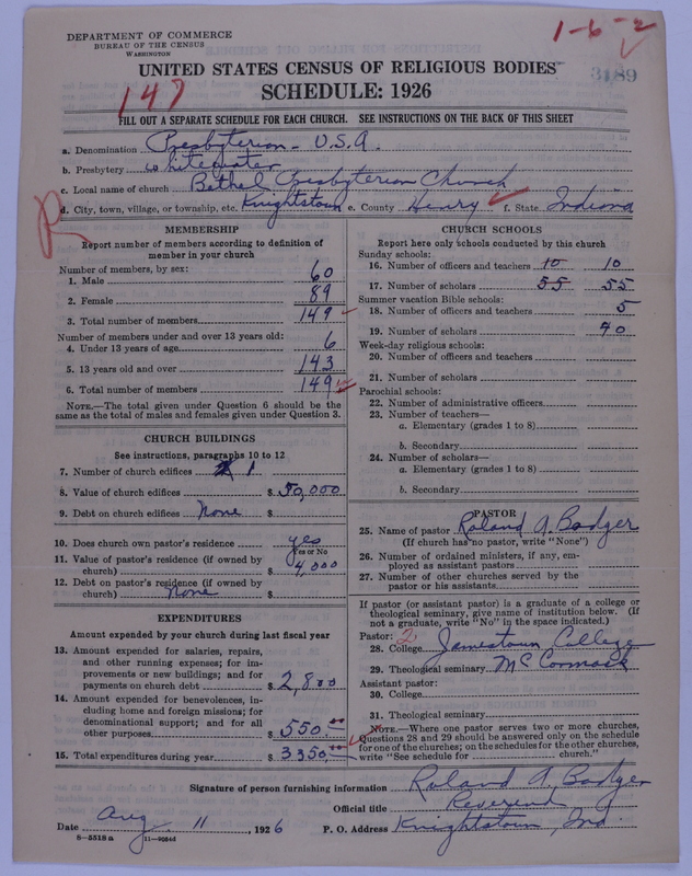 Scan of Presbyterian Church in the United States of America: 3189
