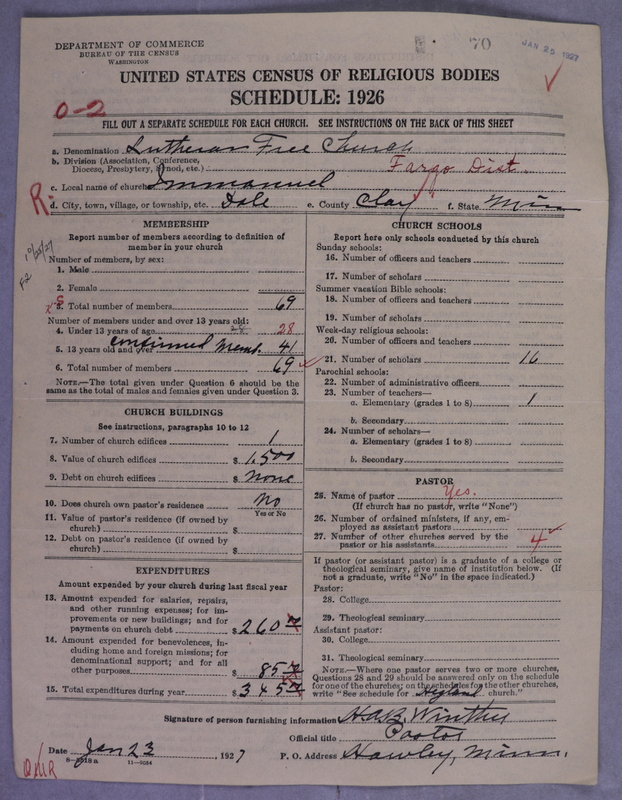 Scan of Lutheran Free Church: 70