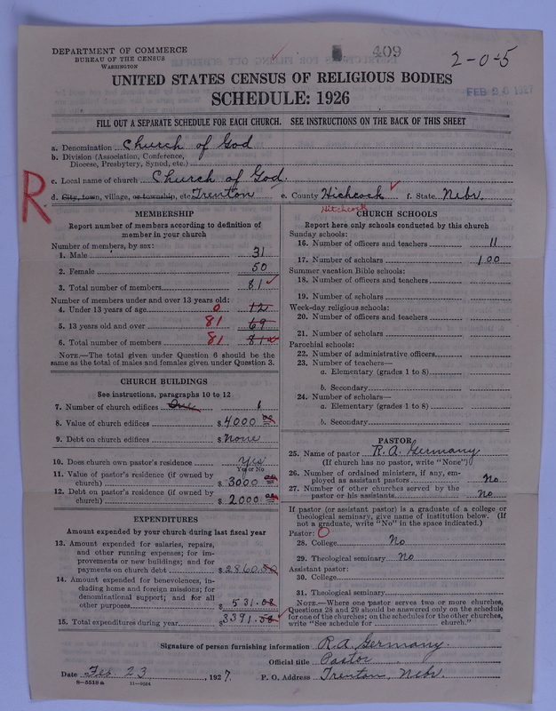 Scan of Church of God (Headquarters, Anderson, Ind.): 409
