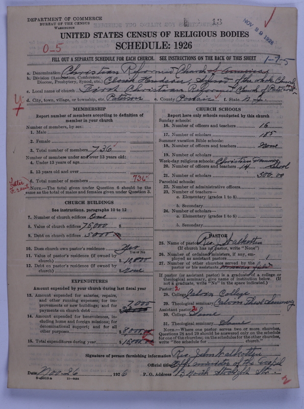 Scan of Christian Reformed Church: 13