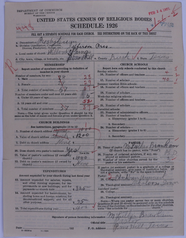 Scan of Presbyterian Church in the United States of America: 7742