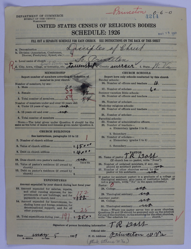 Scan of Disciples of Christ: 4214
