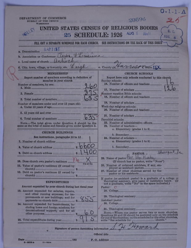 Scan of Negro Baptists: 20696
