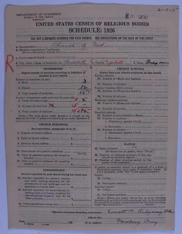 Scan of Church of God (Headquarters, Anderson, Ind.): 906