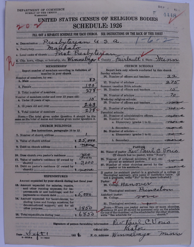 Scan of Presbyterian Church in the United States of America: 4448