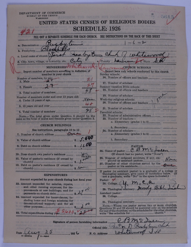 Scan of Presbyterian Church in the United States of America: 5615