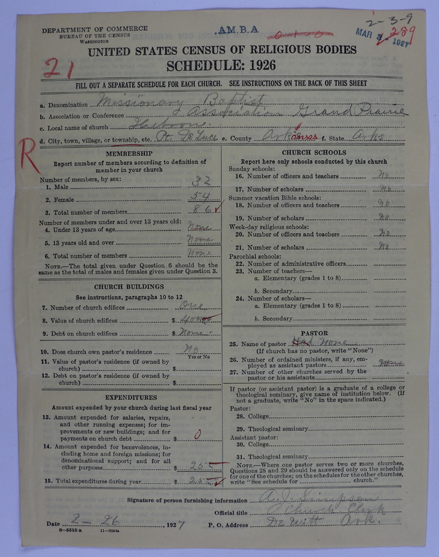 Scan of Landmark Baptist of America: 289