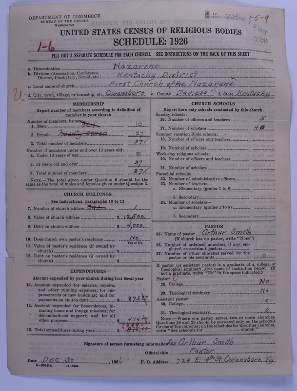 Scan of Church of the Nazarene: 726