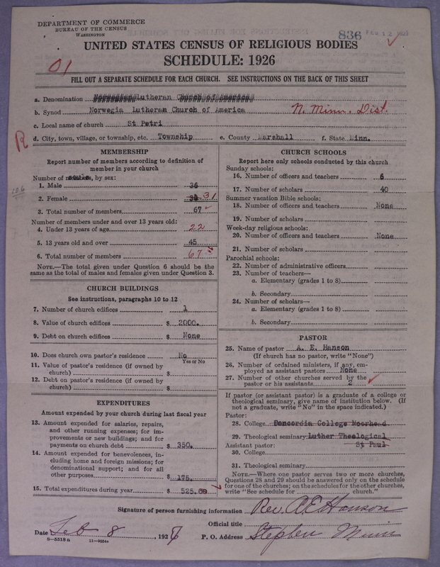 Scan of Norwegian Lutheran Church of America: 836