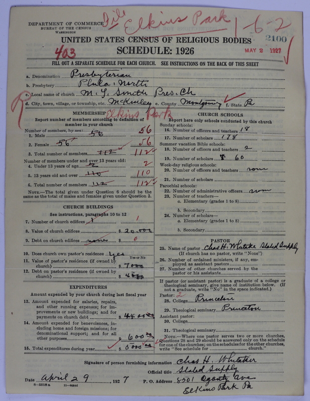 Scan of Presbyterian Church in the United States of America: 2100