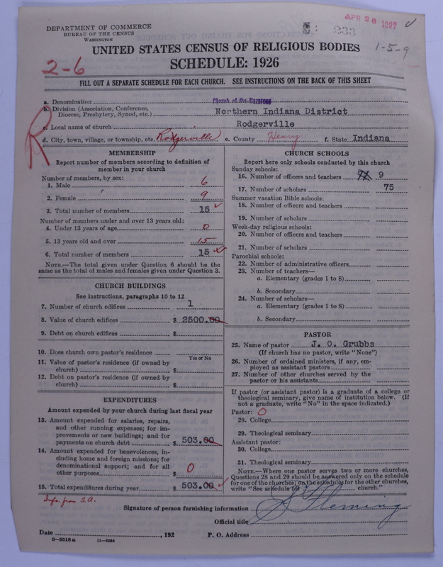 Scan of Church of the Nazarene: 233