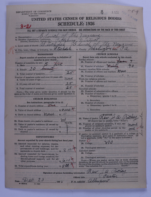 Scan of Church of the Nazarene: 112