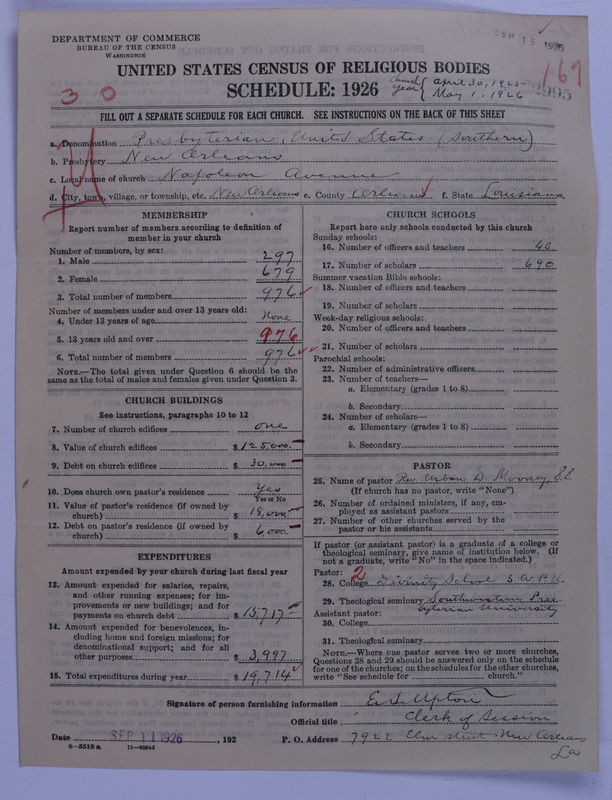 Scan of Presbyterian Church in the United States: 2995