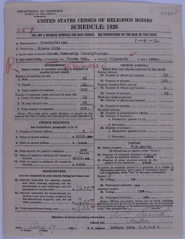 Scan of Presbyterian Church in the United States of America: 4940