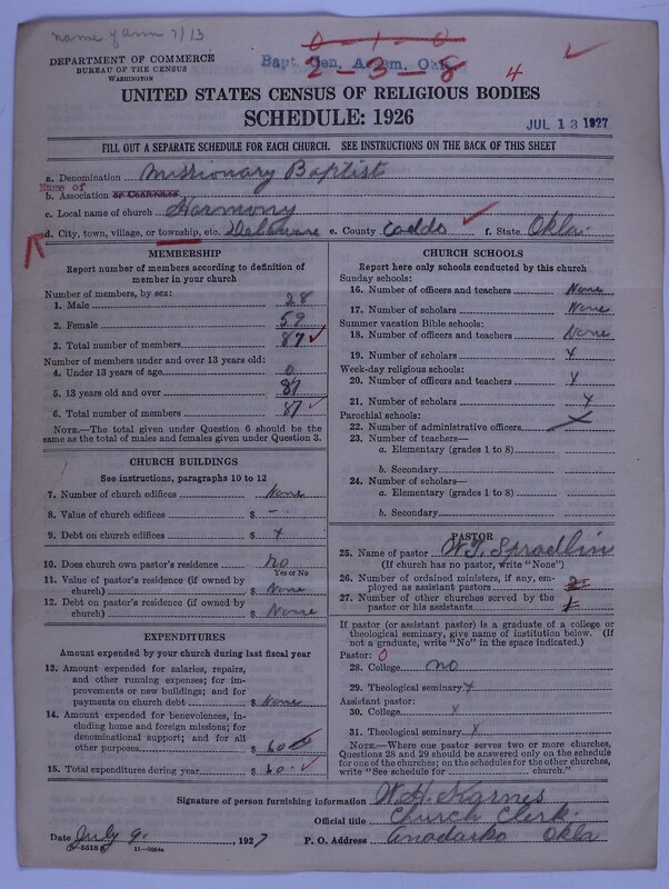 Scan of Missionary Baptist General Assembly of Oklahoma: 4
