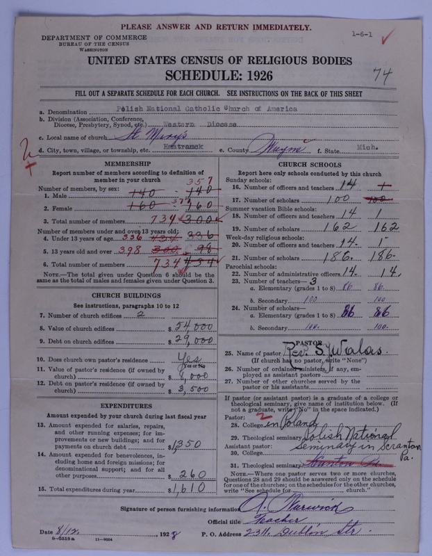 Scan of Polish National Catholic Church of America: 74