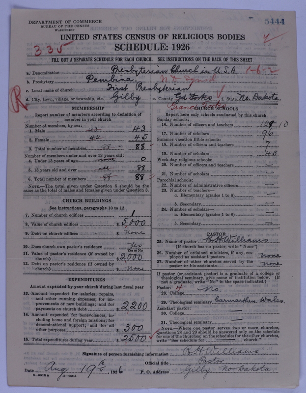 Scan of Presbyterian Church in the United States of America: 5444