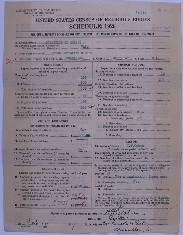 Scan of Disciples of Christ: 606