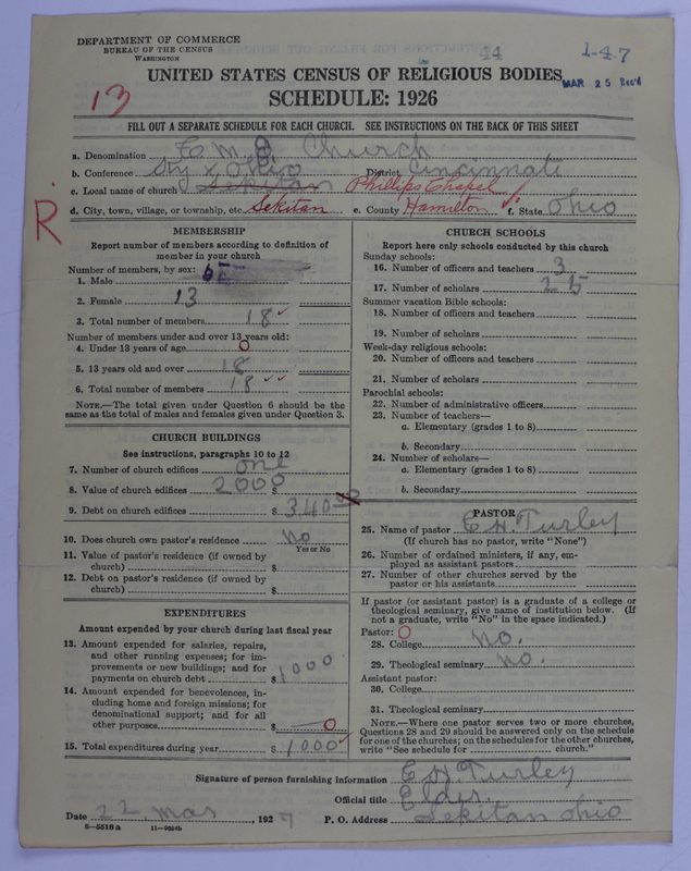 Scan of Colored Methodist Episcopal Church: 44