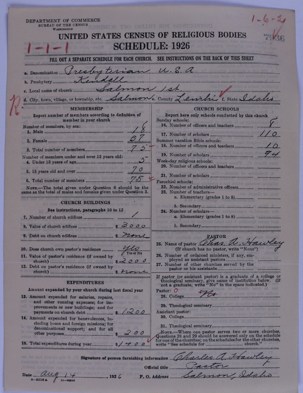 Scan of Presbyterian Church in the United States of America: 7936