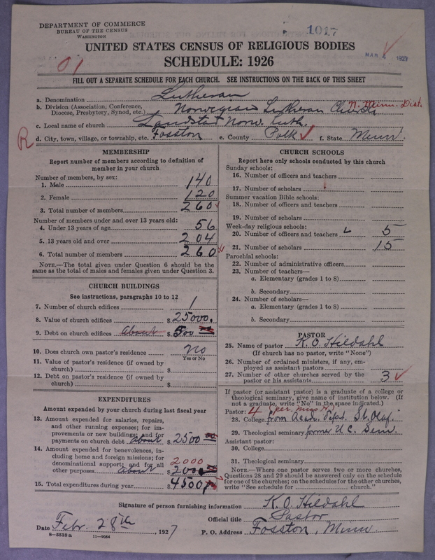 Scan of Norwegian Lutheran Church of America: 1017