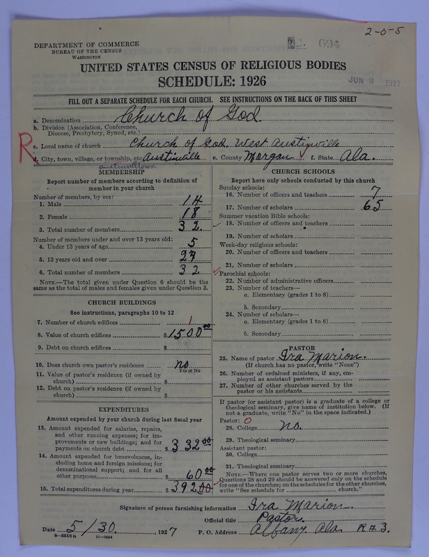 Scan of Church of God (Headquarters, Anderson, Ind.): 694