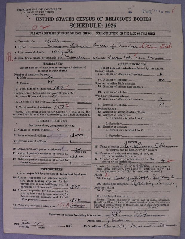Scan of Norwegian Lutheran Church of America: 791