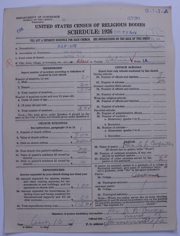 Scan of Negro Baptists: 6720