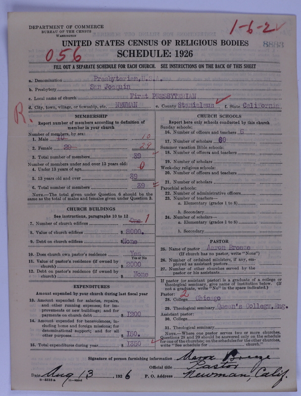 Scan of Presbyterian Church in the United States of America: 8883