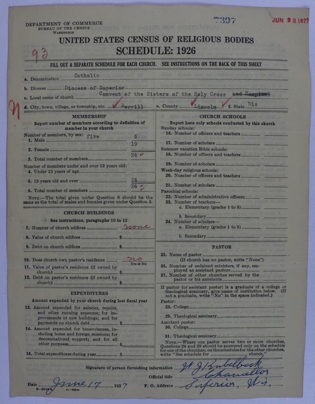 Scan of Roman Catholic Church: 7397