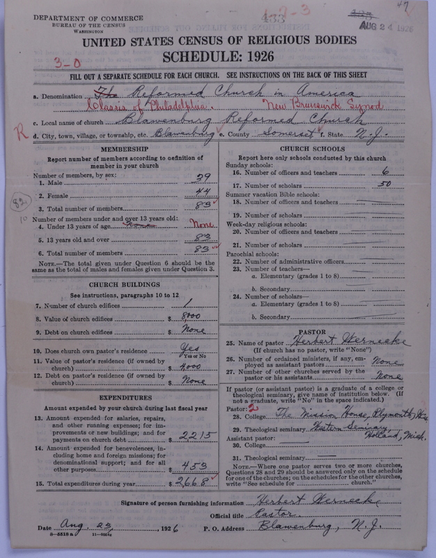 Scan of Reformed Church in America: 433