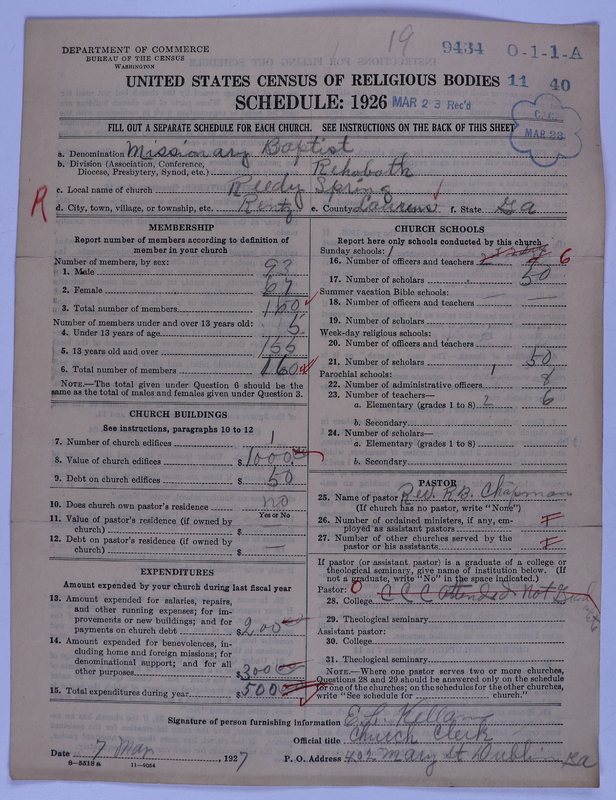 Scan of Negro Baptists: 9434