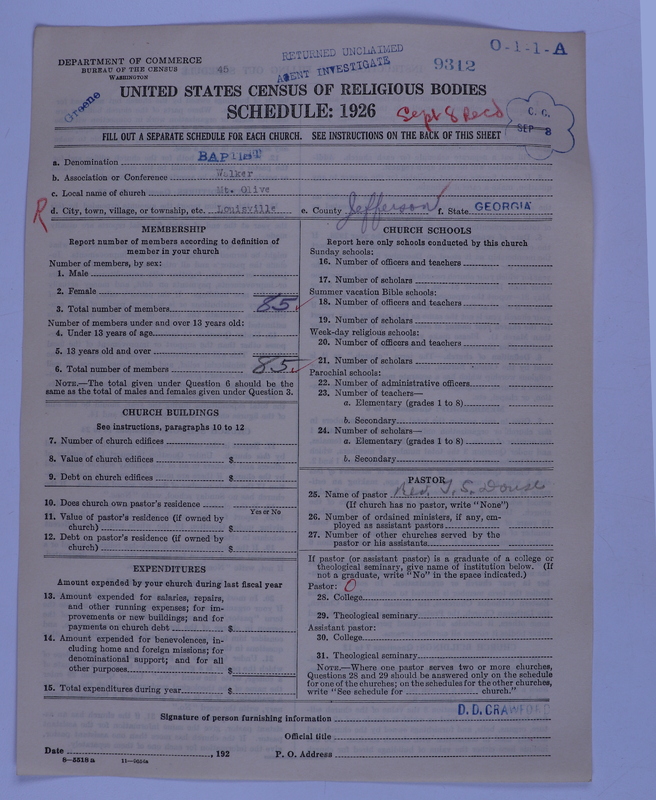 Scan of Negro Baptists: 9312