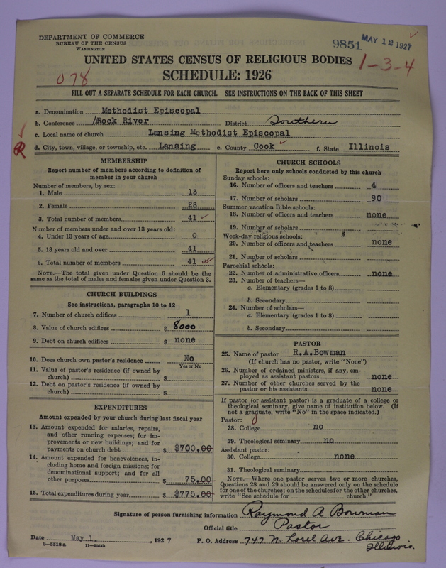 Scan of Methodist Episcopal Church: 9851