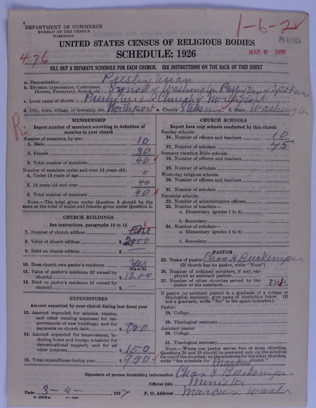 Scan of Presbyterian Church in the United States of America: 8405