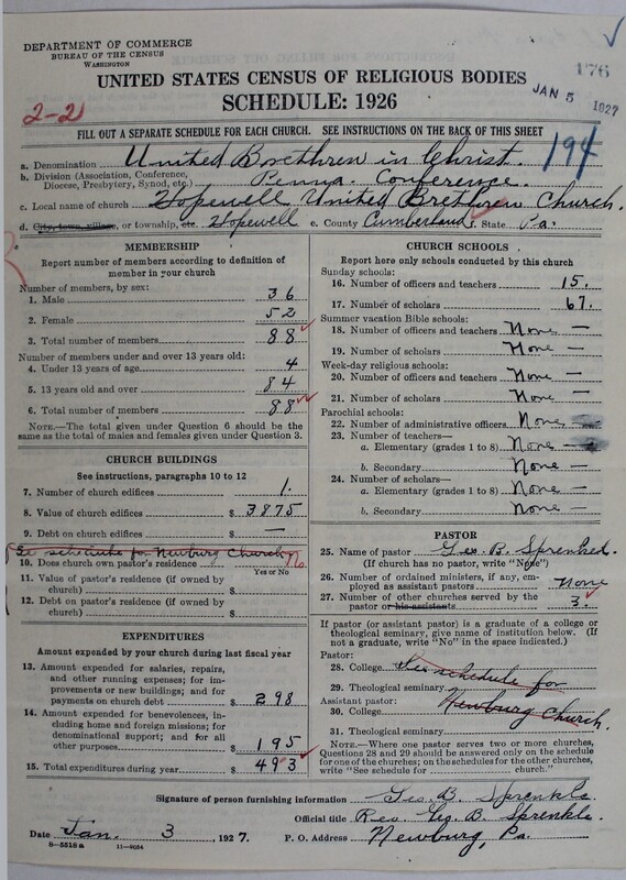 Scan of Church of the United Brethren in Christ: 176