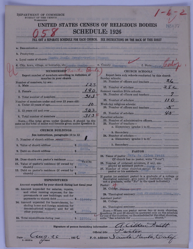 Scan of Presbyterian Church in the United States of America: 8907