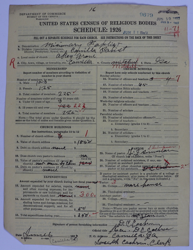 Scan of Negro Baptists: 9679